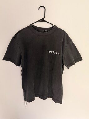 PURPLE Brand Men's Short Sleeve Tee in off Black size Medium